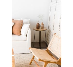 Mesa Lateral Marchena Circular Madera V 45