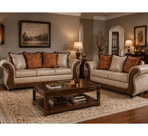 Juego de Living 3 2 Palermo Beige