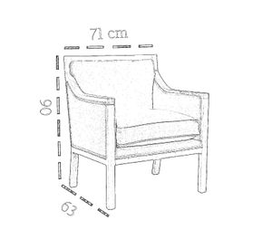 LIVING 311 ROMEO MARENGO SOFA 3 CUERPOS RESORTES + 2 SITIALES DE MADERA