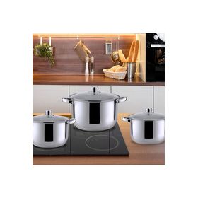 Baterías 6 Piezas Acero Inoxidable Dresden Gris