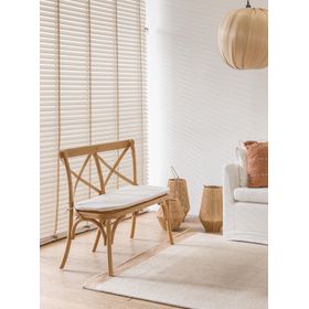 Banqueta Veracruz Con Cojin Natural