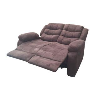 Living Reclinable Sofá 3 Cuerpos + Sofá 2 Cuerpos + Berger Café Norman SET2011LFBR