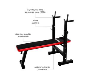 Press Banca Atletis F1000 - 100 Kg de Carga