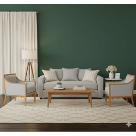 Juego de living 311 Baco Gris Claro  Resortes Pocket