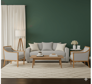 Juego de living 311 Baco Gris Claro  Resortes Pocket