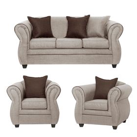 Juego de Living 3 1 1 Emili Beige