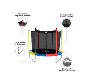 Cama Elástica 183 cm (6 Ft) Amarillo