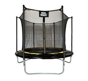 Cama Elástica Max Magic 244cm Negra con Red de Seguridad