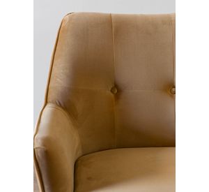 Poltrona Alfaro Velvet Pardo