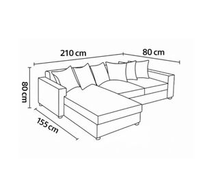 Sofa Intercambiable 5 Cuerpos Baco Beige  Resorte Pocket