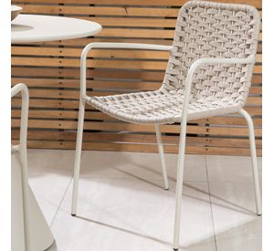 Silla Anika Cuerda Beige