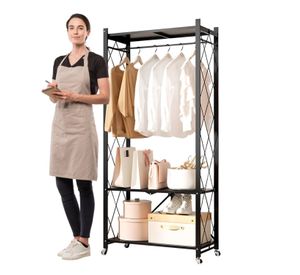 Closet Abierto Plegable de Acero 158x71x32 cm.