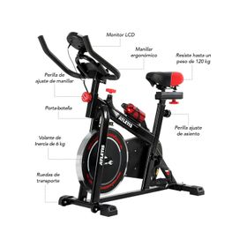 Bicicleta Home Fitness Pro Monitor LCD