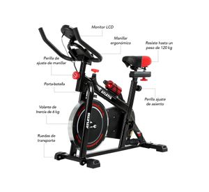 Bicicleta Home Fitness Pro Monitor LCD