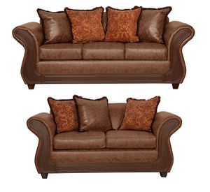 Juego de Living 3 2 Palermo Terracota