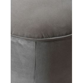 Pouf Lazario Velvet Gris Claro