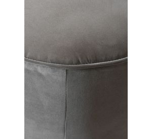 Pouf Lazario Velvet Gris Claro