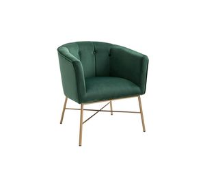 Poltrona Sitial Terciopelo Navona Verde