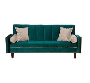 Futon Sofa Cama Vanguardia 200 x110 Verde - Beige