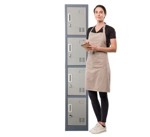 Locker Casillero metálico 1 Cuerpo 4 Puertas