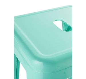 Pack 4 Pisos de Bar Metal Tolix Verde Menta