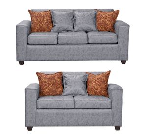 Juego de Living 3 2 Ezeiza Gris