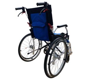 Silla de Ruedas Aluminio Ultra Liviano Aro 20-Azul