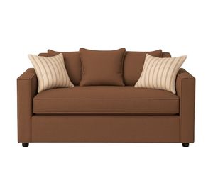 LIVING 311 ROMEO CAFE SOFA 3 CUERPOS RESORTES + 2 SITIALES DE MADERA