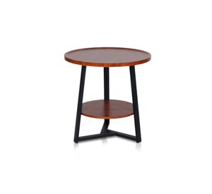 Mesa de Centro Lateral Redonda Café