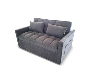 Sofa Cama Gris Oscuro