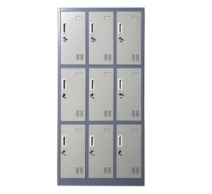 Locker Casillero metálico 3 Cuerpos 9 Puertas