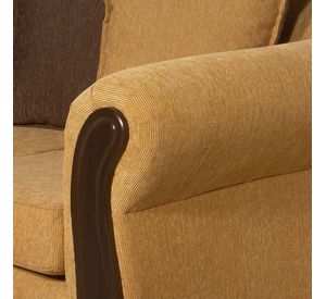 Sofá 2 Cuerpos Barcelona Oro