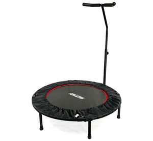 Trampolín con Barra 1,02 Metros Pro Fitness Negro
