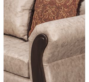 Sofá 2 Cuerpos Sofia PU Beige