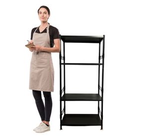 Estante Deco 4 Bandejas Acero 60x40x132 cm