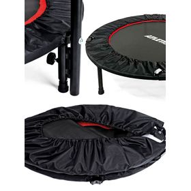 Trampolín con Barra 1,02 Metros Pro Fitness Negro