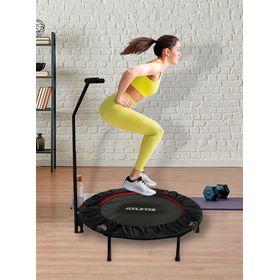 Trampolín con Barra 1,02 Metros Pro Fitness Negro