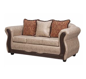 Sofá 3 Cuerpos Sofia PU Beige