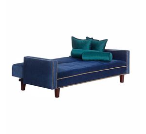 Futon Sofa Cama Vanguardia 200 x110 Azul - Verde