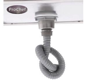 Lavafondos Doble Acero Inox. 150x60x90 cm. Secador derecho