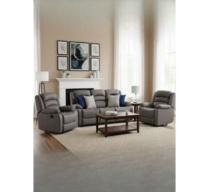 Living Reclinable 3 Cuerpos + 2 Bergers New Praga Set8041FF