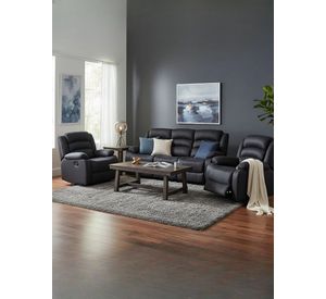 Living Reclinable 3 Cuerpos + 2 Bergers New Praga Set8041FF