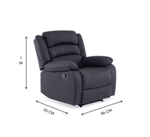 Living Reclinable 3 Cuerpos + 2 Bergers New Praga Set8041FF