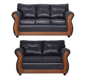 Juego de Living 3 2 Toronto Negro