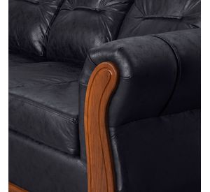 Juego de Living 3 2 Toronto Negro