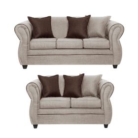 Juego de Living 3 2 Emili beige