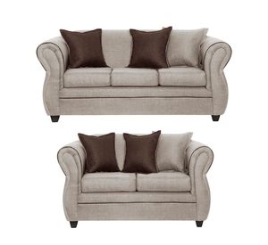 Juego de Living 3 2 Emili beige