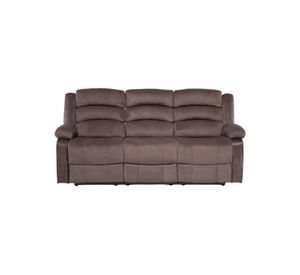 Living Reclinable Sofá 3 Cuerpos + 2 Bergers New Martell SET8040FF