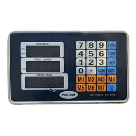 Pesa Digital ProChef 300 Kg de Plataforma 50x40 Cm. Batería