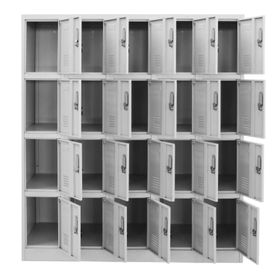 Locker Casillero Metálico 5 cuerpos 20 puertas